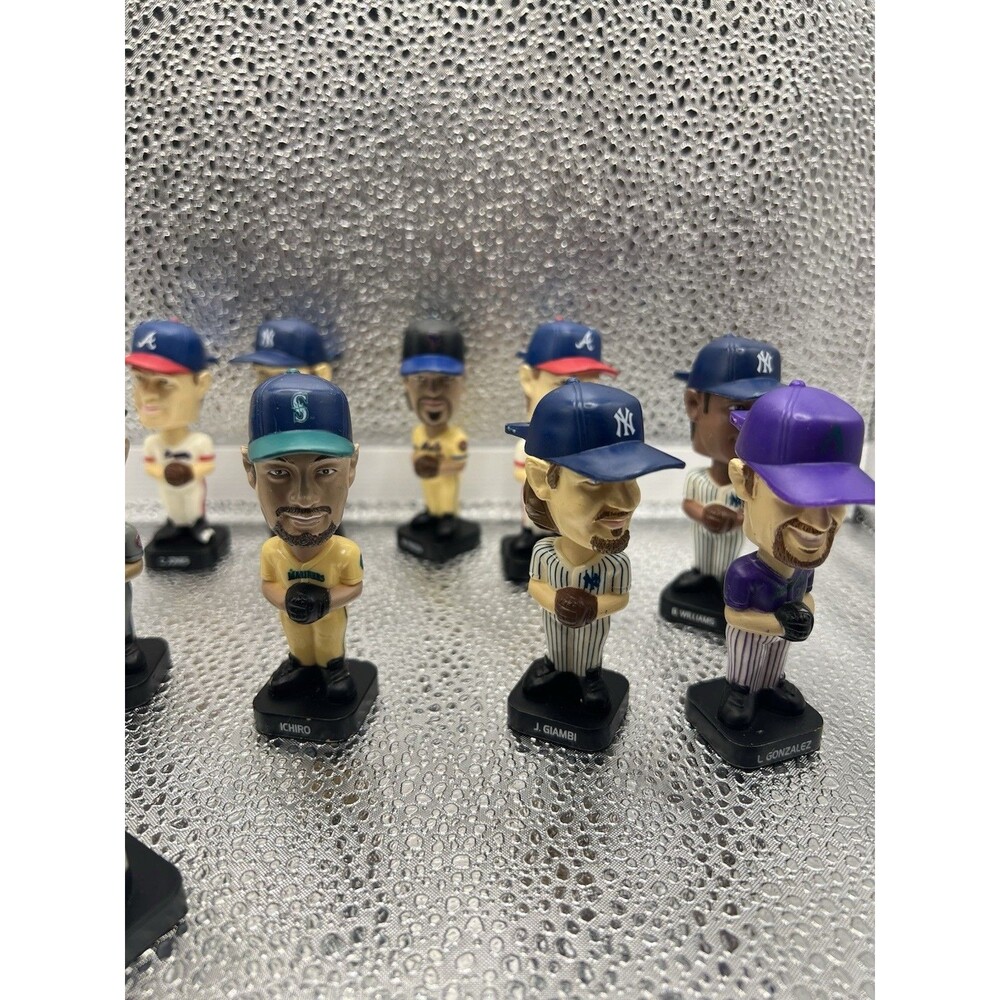 Vintage Baseball Bobbleheads Minis Foto Ichiro 2002 2003 MLB 10 Pcs Lot